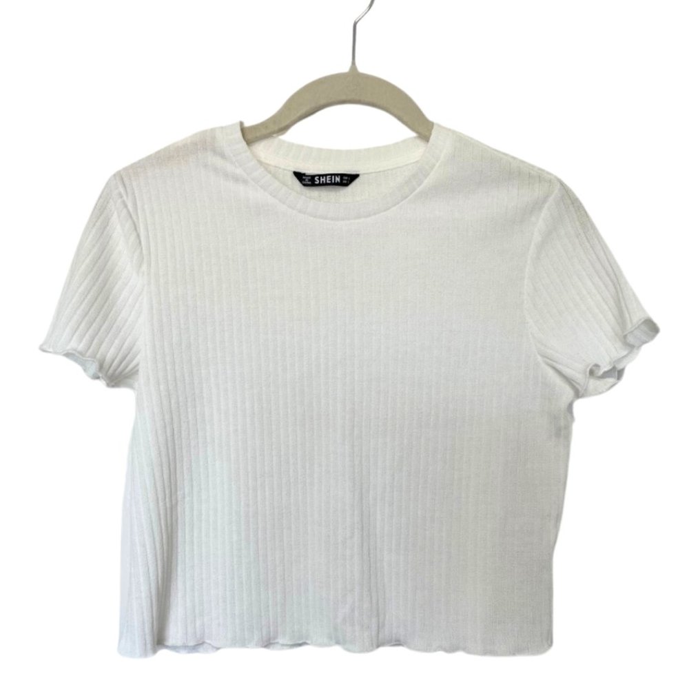 White Crop Top